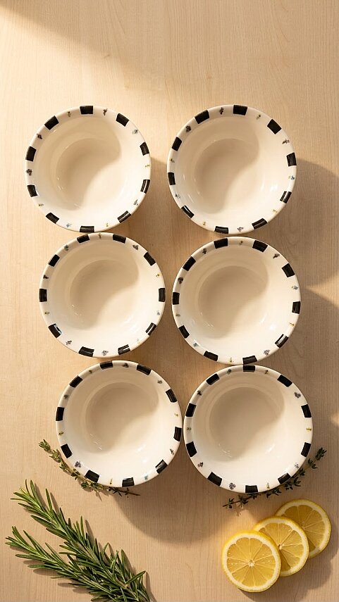 COOKER 14 CM PORSELEN 6LI ÇORBA KASESİ (12) - 1