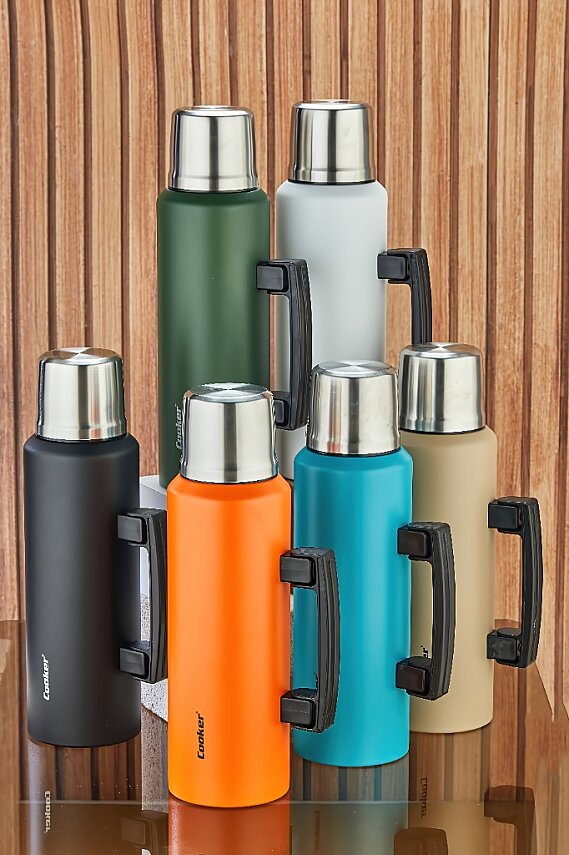 COOKER 1.5 LT KULPLU ÇELİK TERMOS (12) - 1