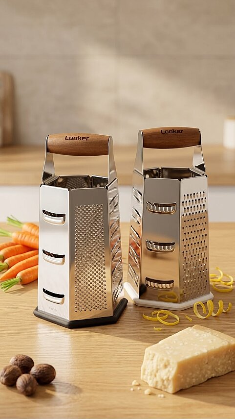 COOKER 17 CM AKASYA SAPLI ALTIGEN ÇELİK RENDE (48) - 2