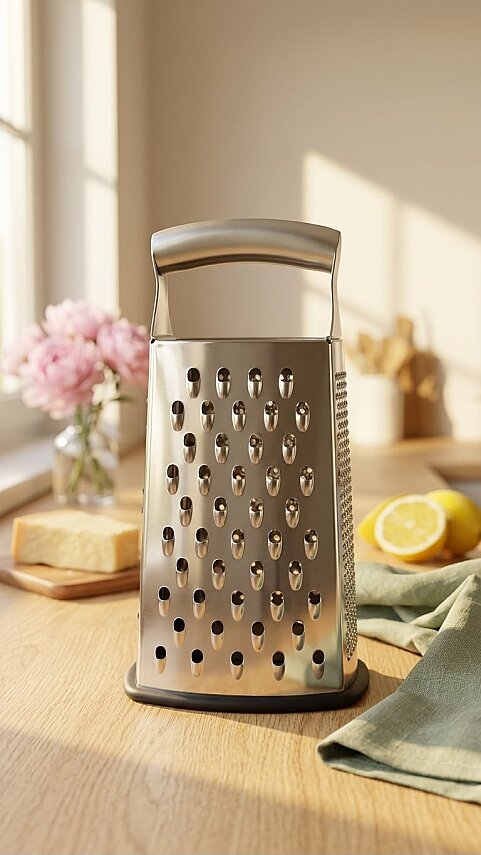 COOKER 19 CM ÇELİK SAPLI OVAL ÇELİK RENDE (48) - 1