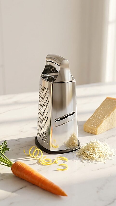 COOKER 19 CM ÇELİK SAPLI OVAL ÇELİK RENDE (48) - 2