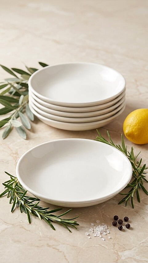 COOKER 20 CM PORSELEN 6LI YEMEK TABAĞI (8) - 2