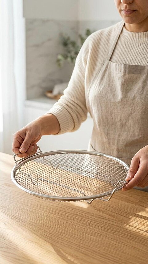 COOKER 25 CM ÇELİK YAĞ SÜZGECİ (60) - 2