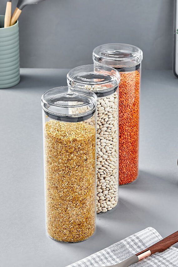 COOKER 28 CM CAM KAPAKLI BOROSİLİKAT KAVANOZ (24) - 1