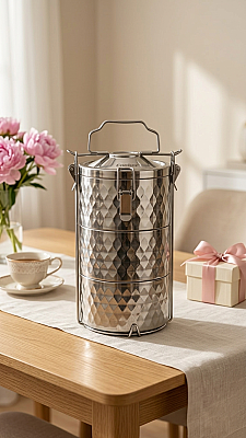 COOKER 3 KATLI ÇELİK SEFER TASI (18)