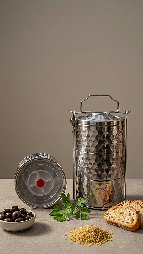 COOKER 3 KATLI ÇELİK SEFER TASI (18) - 2