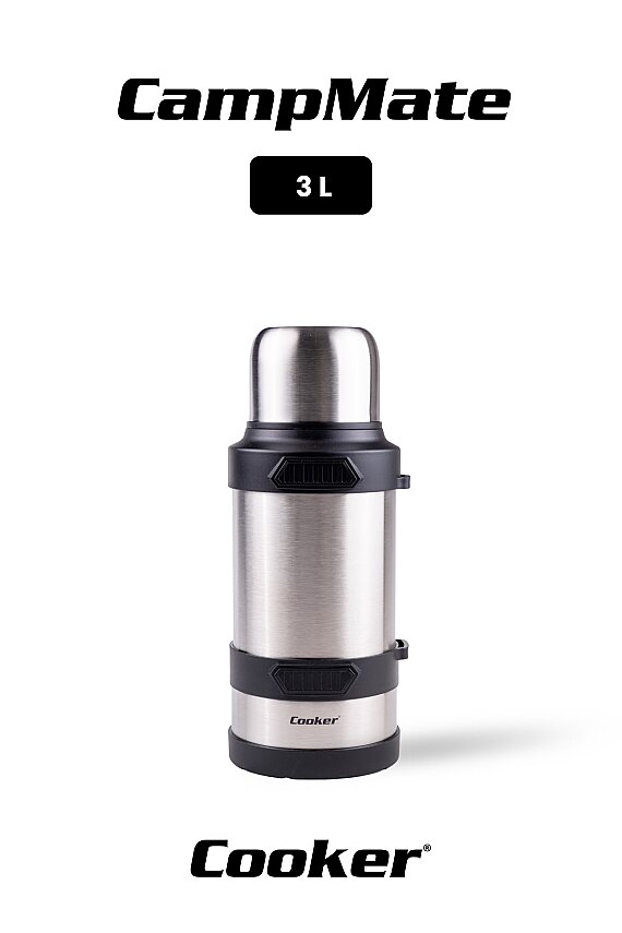 COOKER 3 LT KAMP TİPİ ÇELİK TERMOS (9) - 1