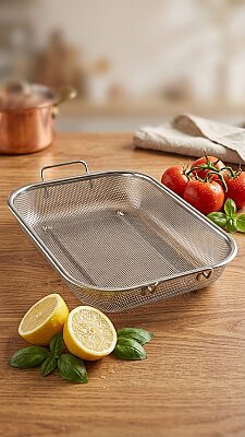 COOKER 34*24 CM ÇELİK SÜZGEÇ (36) - 4