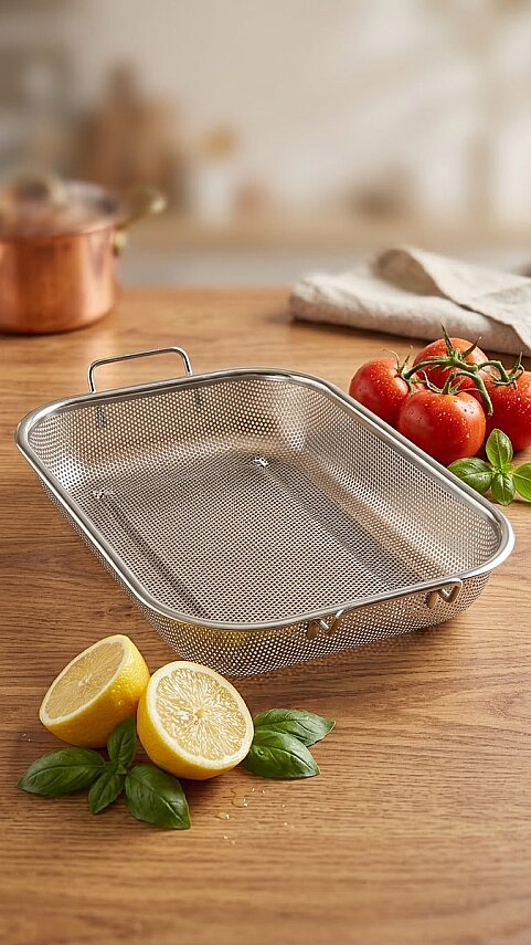 COOKER 34*24 CM ÇELİK SÜZGEÇ (36) - 4