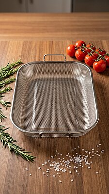 COOKER 38*27 CM ÇELİK SÜZGEÇ (36) - 4