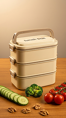 COOKER 3LÜ ÇELİK HAZNELİ YEMEK KABI (20)