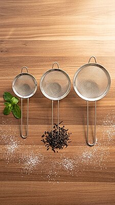 COOKER 3LÜ ÇELİK SÜZGEÇ SETİ (72) - 1