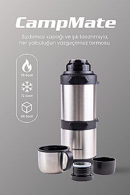 COOKER 4 LT KAMP TİPİ ÇELİK TERMOS (9) - 3