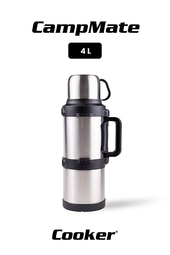 COOKER 4 LT KAMP TİPİ ÇELİK TERMOS (9) - 1
