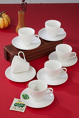 COOKER 6LI PORSELEN ÇAY FİNCAN SETİ (6)