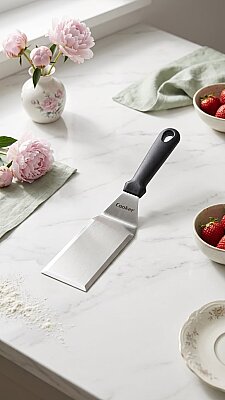 COOKER 7X29 CM TÜMSEKLİ ÇELİK SPATULA (72)