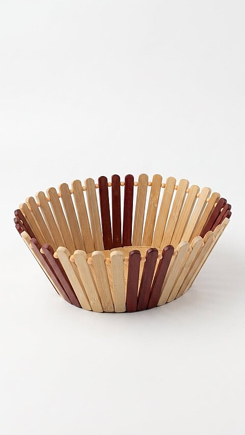 COOKER AHŞAP OVAL EKMEK SEPETİ (60) - 2