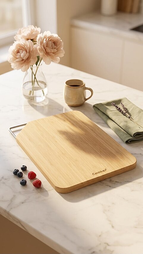 COOKER LUX BAMBU KESME TAHTASI 32X22X2 CM (20) - 2