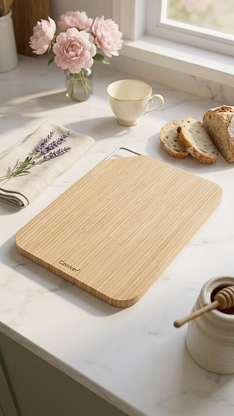 COOKER LUX BAMBU KESME TAHTASI 36X26X2 CM (20) - 1