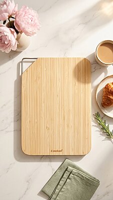 COOKER LUX BAMBU KESME TAHTASI 36X26X2 CM (20) - 3