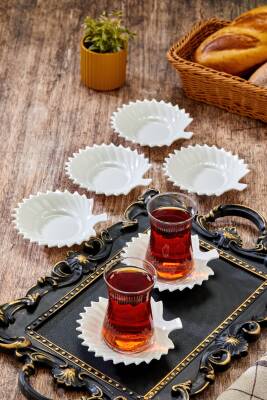 COOKER PORSELEN İSTİRİDYE ÇAY TABAĞI (144)